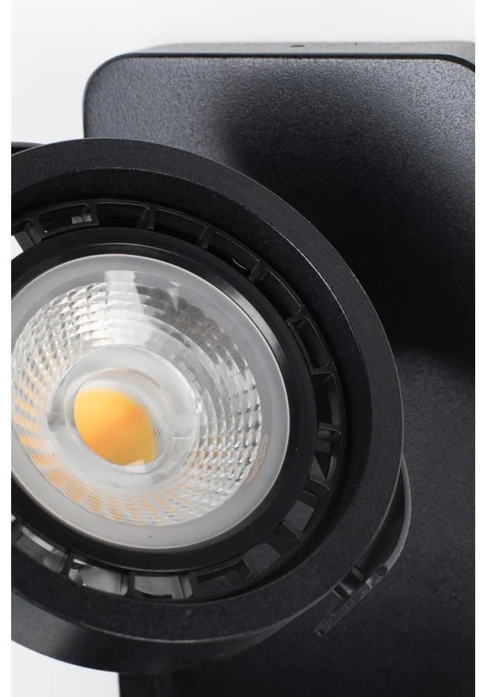 Fekete spotlámpa 12x28 cm Dice – Zuiver