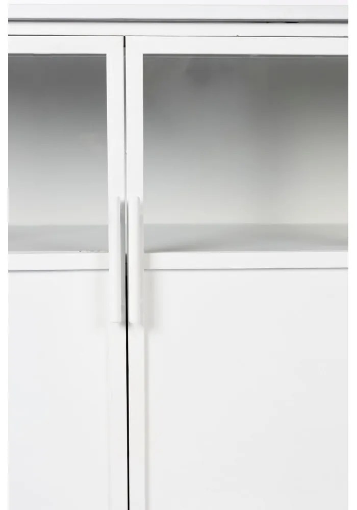 Fehér fém tálalószekrény 35x80 cm Miya – White Label