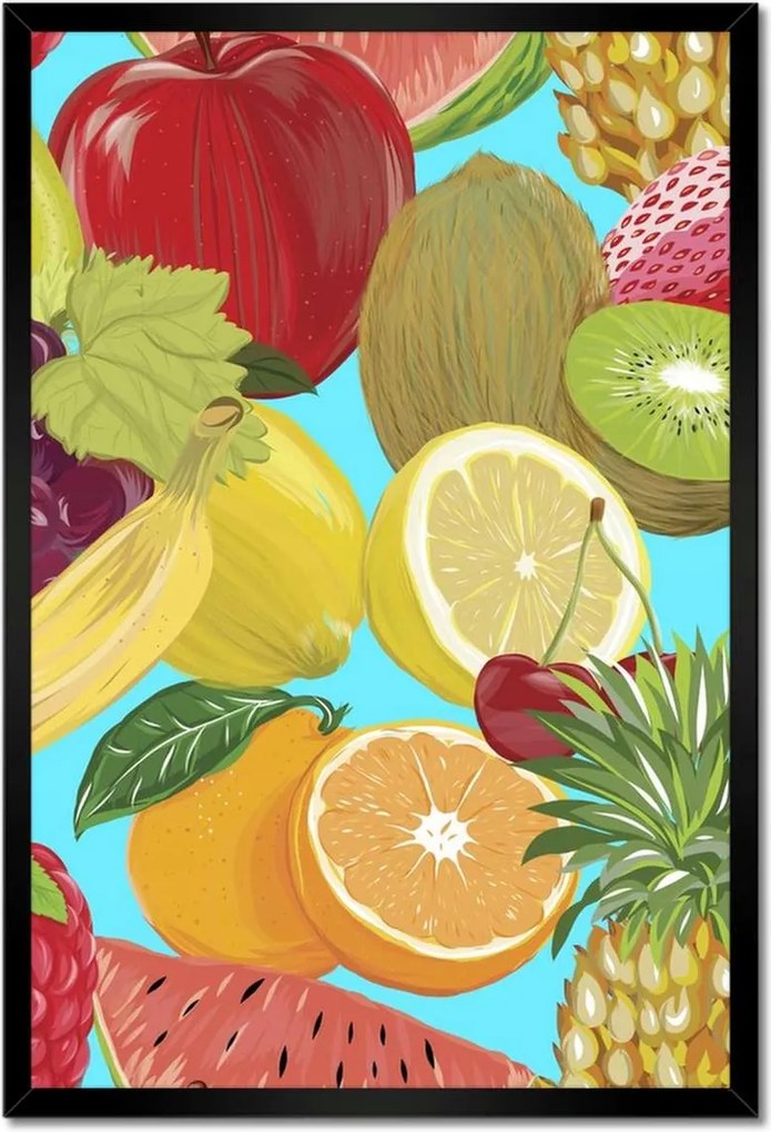 Poszterek keretben 40x60 Konyhai forradalmak Gyümölcsök