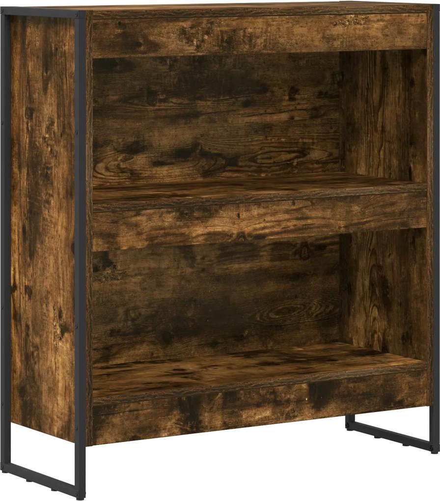 vidaXL Könyvespolc Füstös tölgy 80 x 30 x 155 cm Faanyag