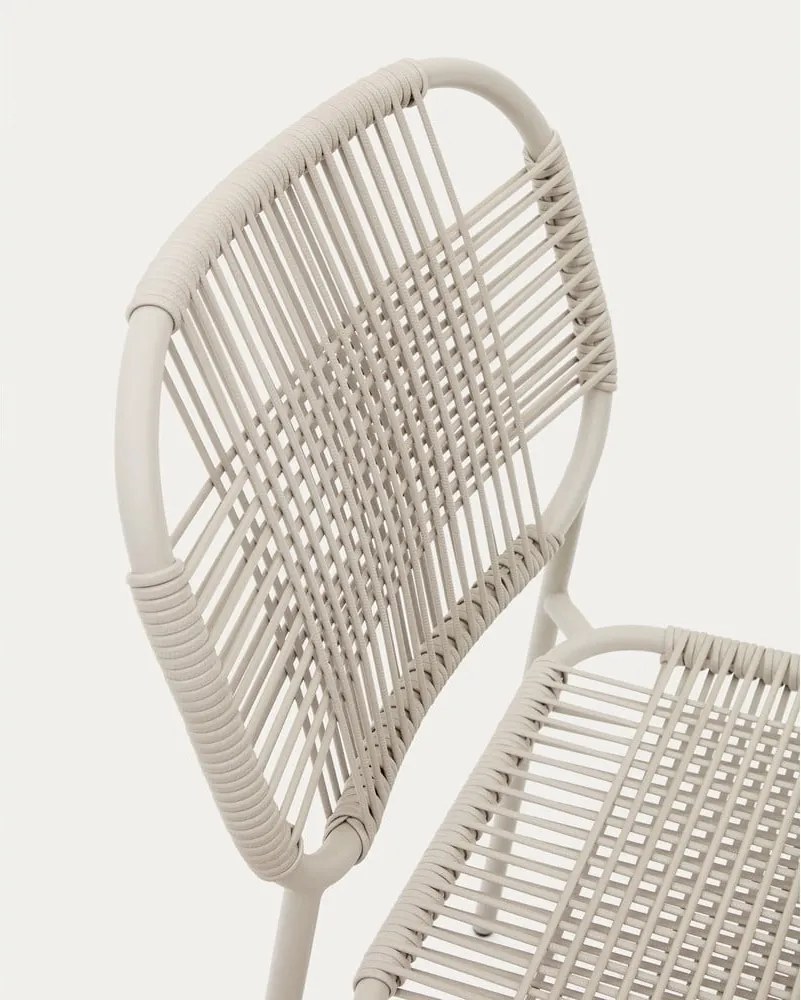 Bézs fém kerti szék Talaier – Kave Home