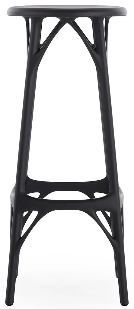 Barová židle A.I. STOOL LIGHT, v. 75 cm, více barev - Kartell Szín: šedá