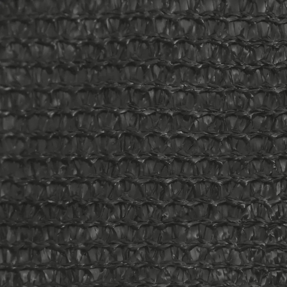 antracitszürke HDPE napvitorla 160 g/m² 4 x 4 m