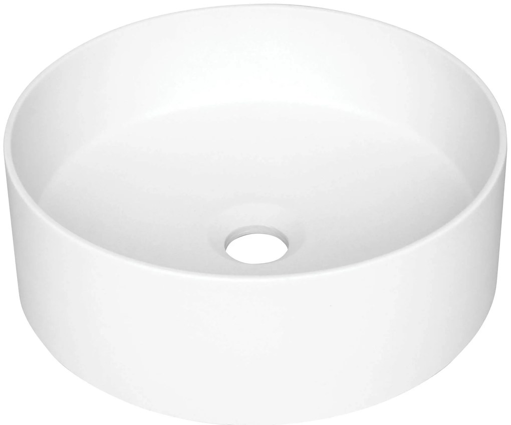 Deante Silia, gránit munkalap mosogató 36x36x12,5 cm, fehér, DEA-CQS_AU4S