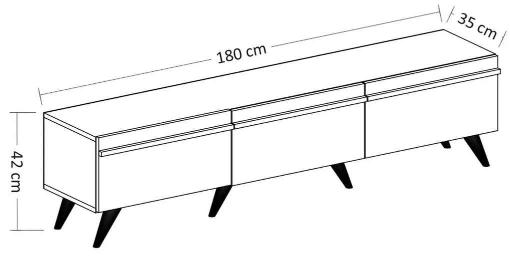 Nappali fal Amstel (dió + antracit). 1088814