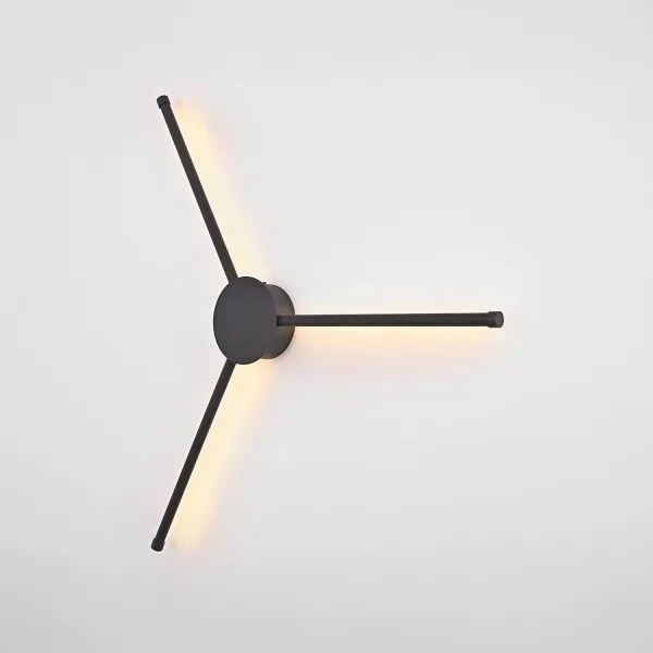 Brilagi - LED Fali lámpa LUGO TRE LED/14W/230V fekete