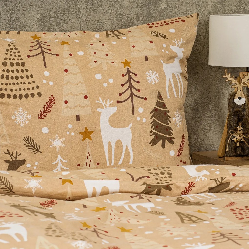 4Home Festive flanel ágyneműhuzat, 160 x 200 cm, 70 x 80 cm, 160 x 200 cm, 70 x 80 cm