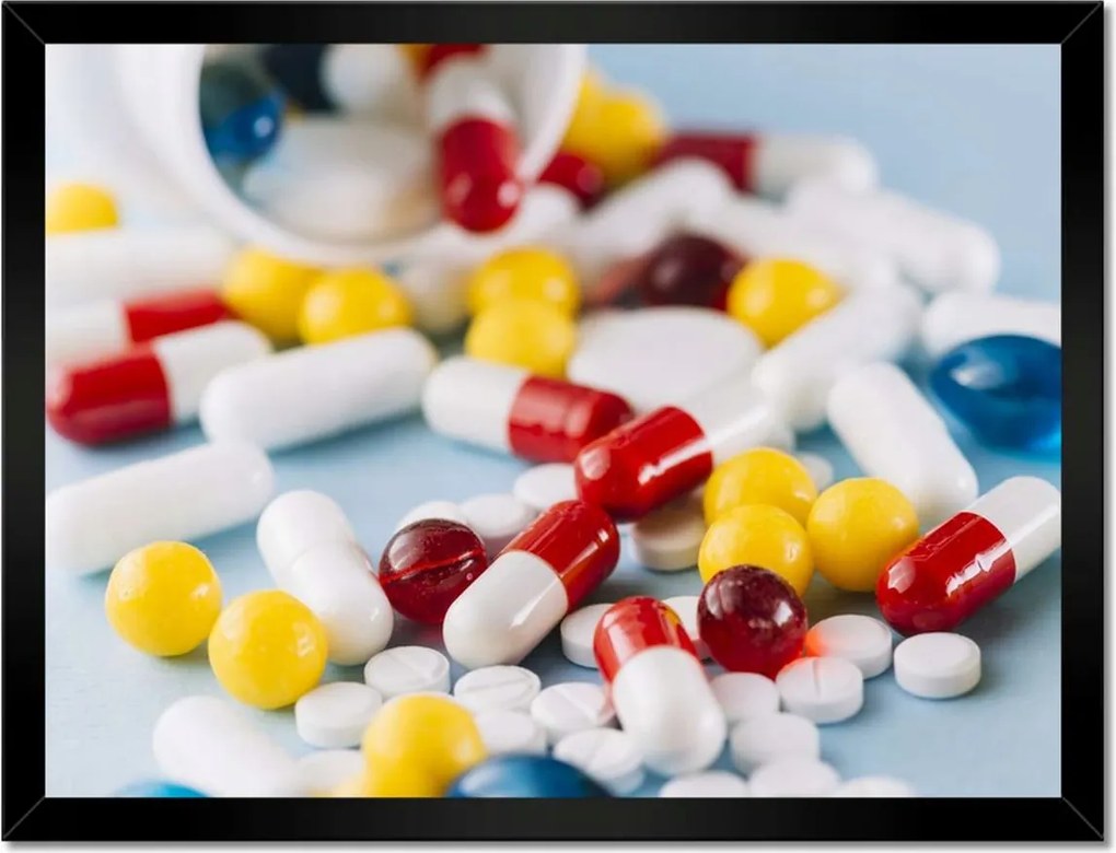 Poszterek keretben 40x30 Szórható tabletták