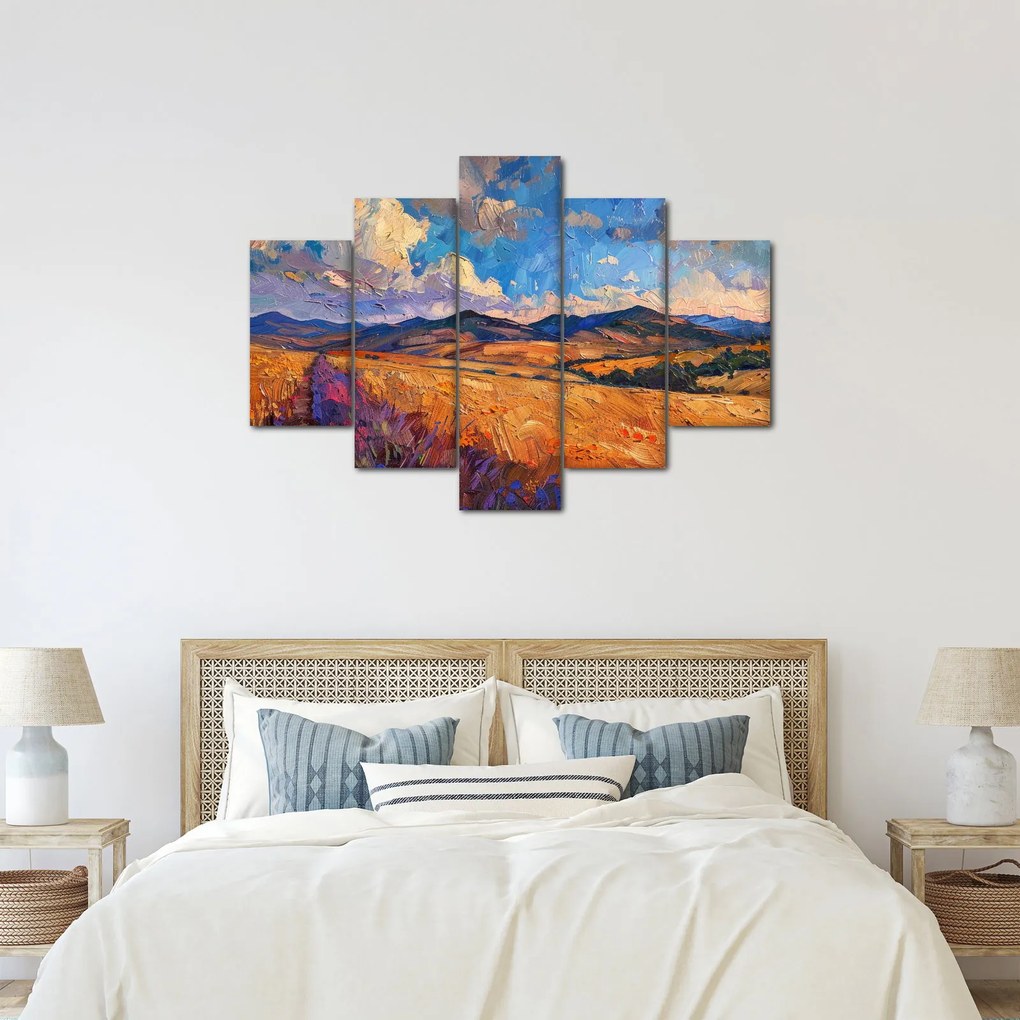 Kép - Olajfestmény tájkép (150x105 cm)