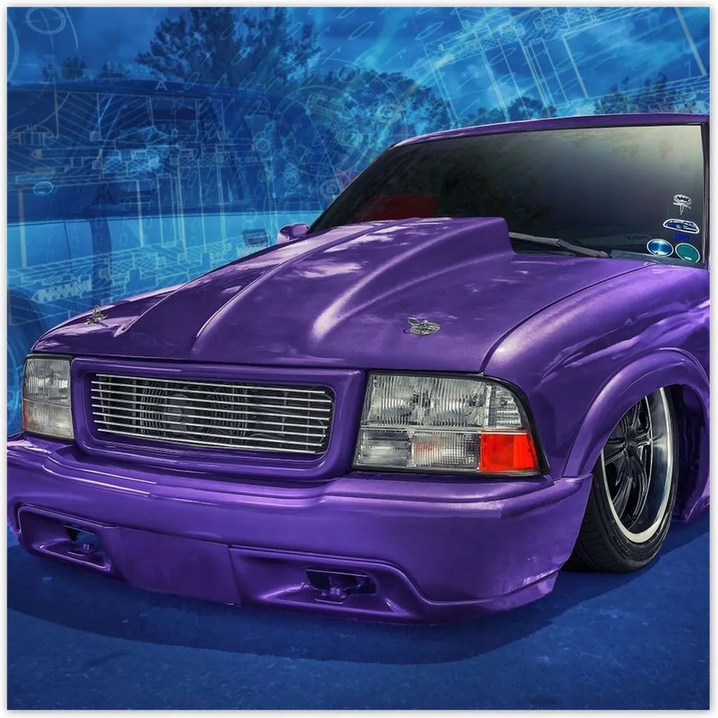 Poszterek 100x100 Lila PickUp S10