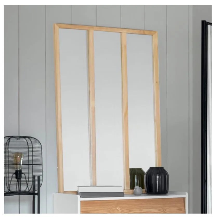 Atmosphera - Fali tükör NAE 116x76 cm paulownia