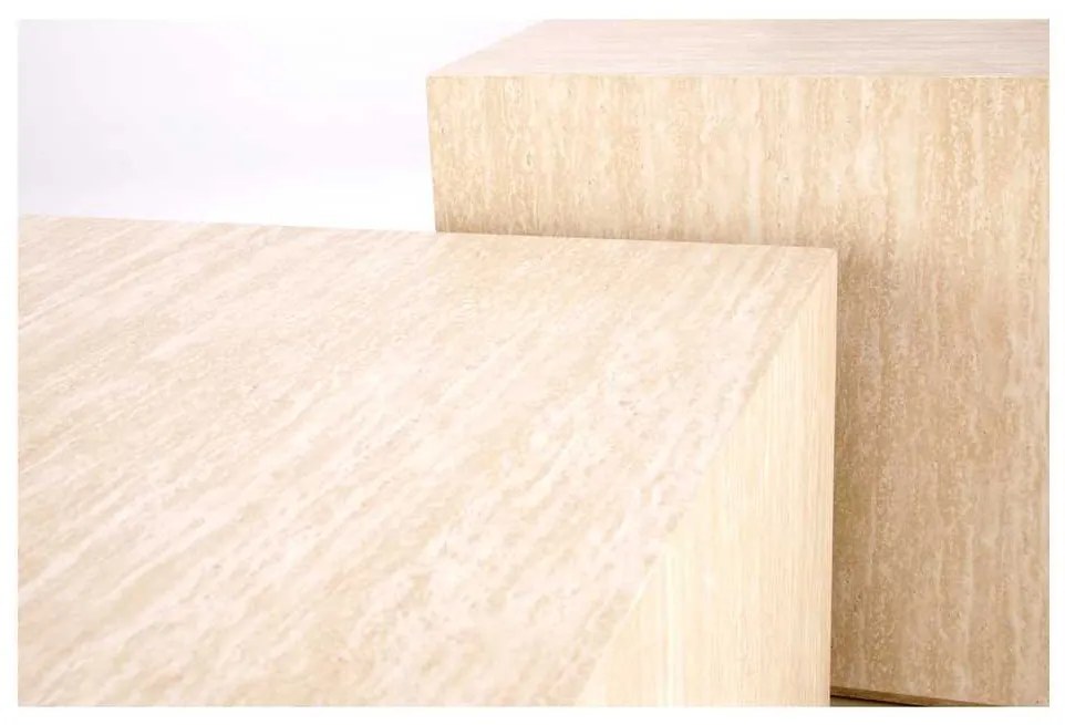 Palmer dohányzóasztal - négyzet, bézs