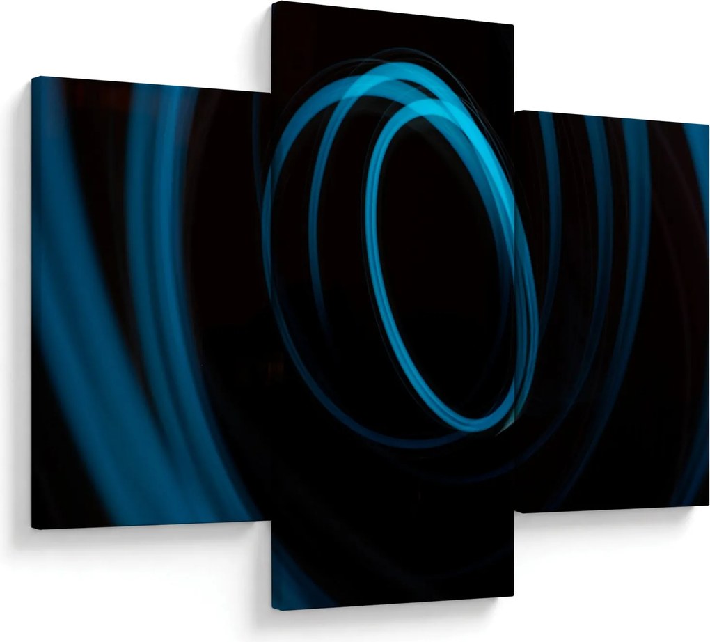 Kék vonal képe (90x60 cm)