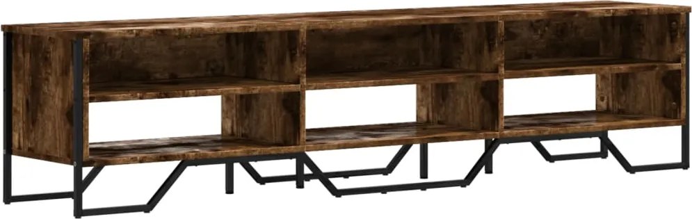 vidaXL füstös tölgy színű szerelt fa TV-szekrény 180 x 34 x 41 cm