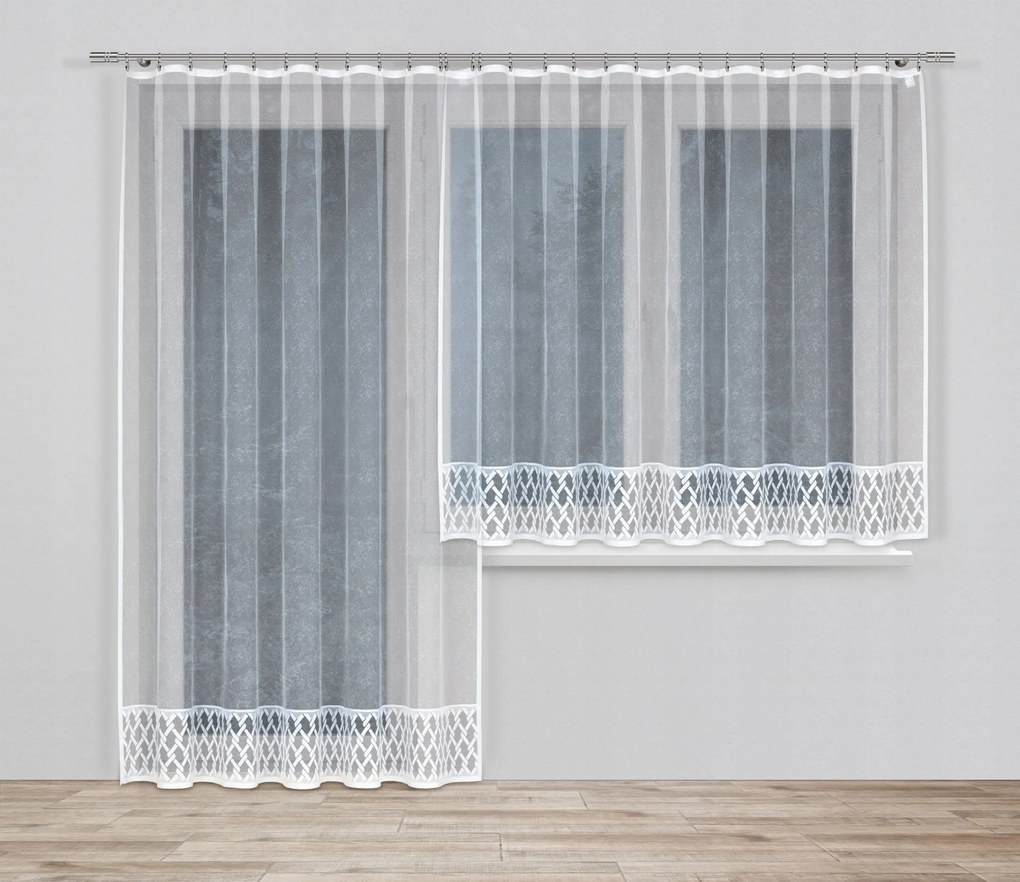 Kész Függöny Jacquard Szalaggal 200X250, Lengyelországban Gyártva.