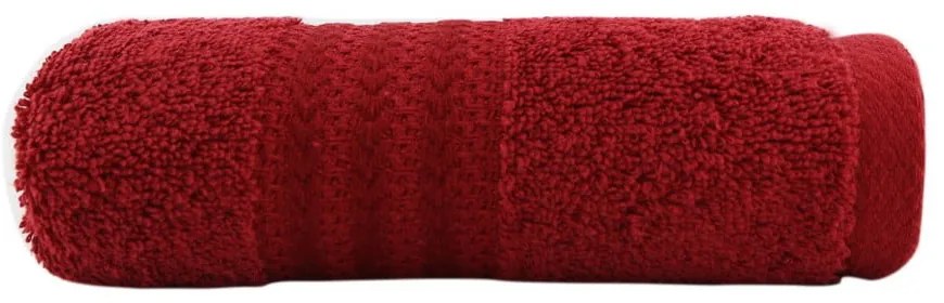 Foutastic piros pamut törölköző, 30 x 50 cm