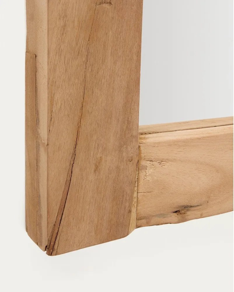 Fali tükör tömörfa kerettel 50x120 cm Maden – Kave Home