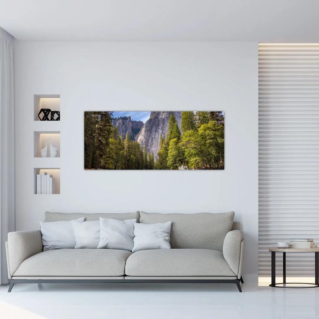 Kép - A Yosemite szikla alatt (120x50 cm)