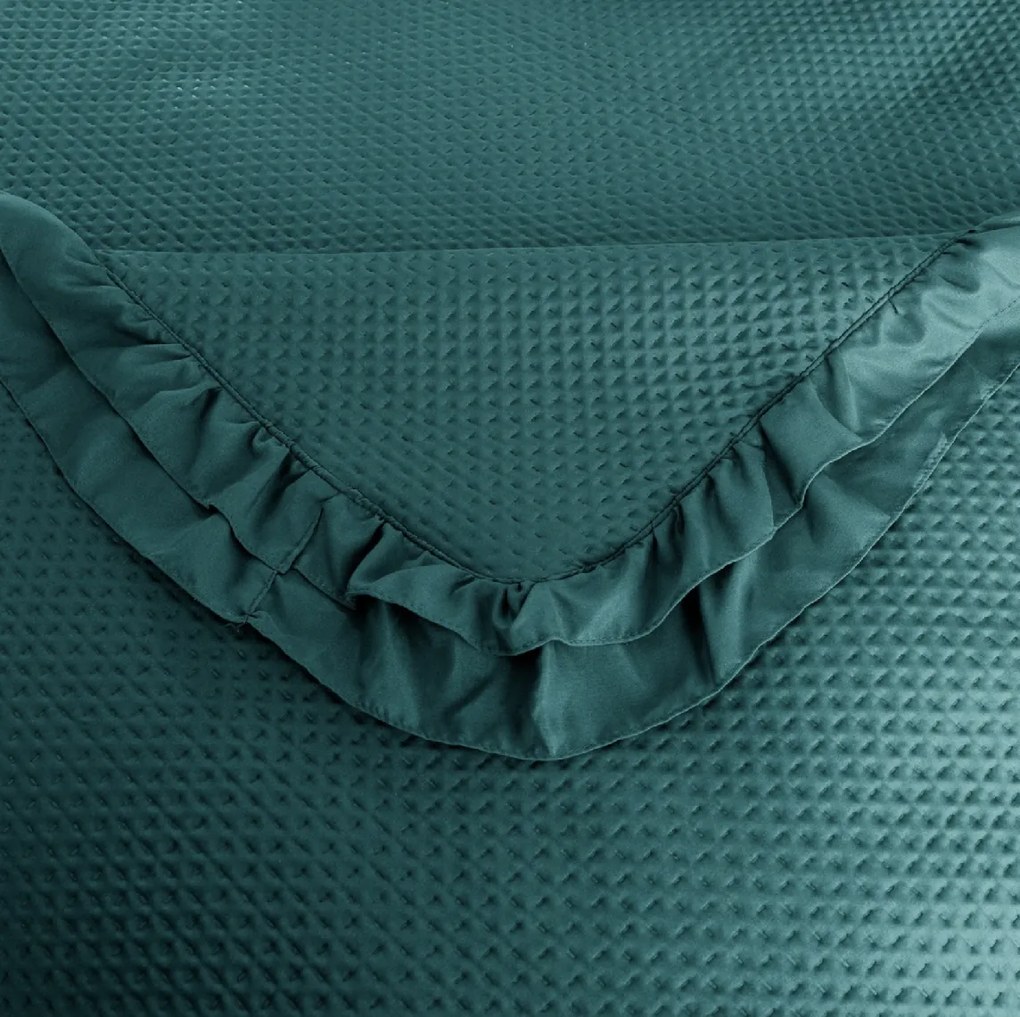 Ágytakaró MONTEGO, petrolkék Méret: 220 x 240 cm