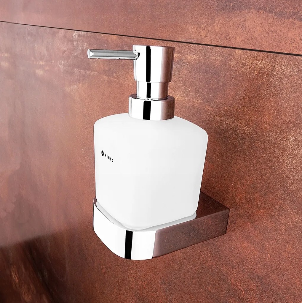 Nimco Nikau króm szappanadagoló, rozsdamentes acél, szabadalmaztatott dizájn Nk 30031C-26_