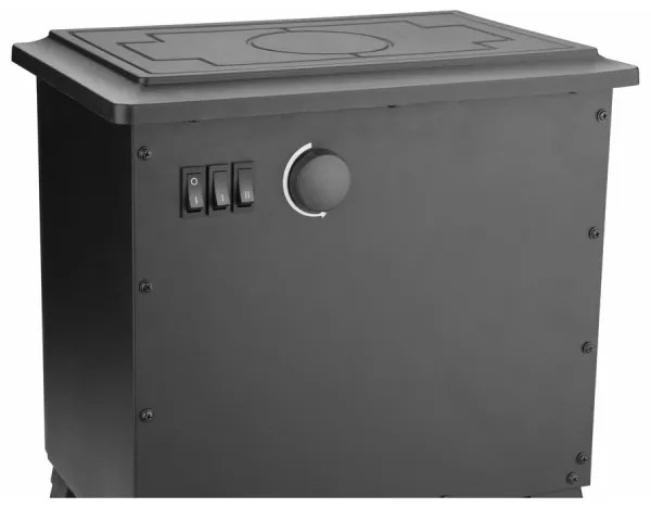 Extol - LED Elektromos kandalló fűtéssel LED/1800W/230V 40,6x35,5 cm