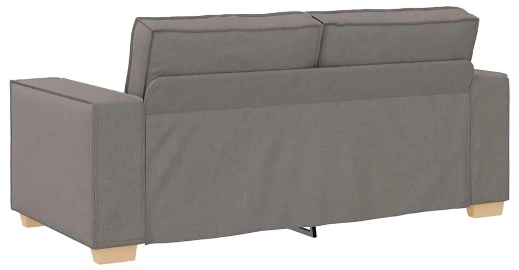 kétszemélyes, bézs színű, szövetből készült kanapé 140 cm