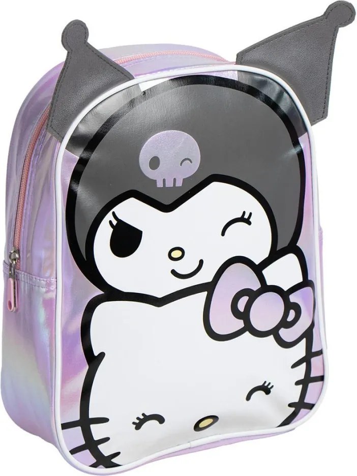 Hello Kitty Kuromi hologrammos hátizsák, táska 32 cm