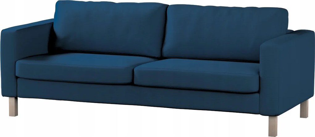 Dekoria Karlstad 3 személyes kinyitható kanapé huzat Ikea kék