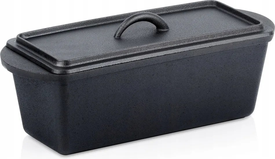 Kenyérsütő Forma Öntöttvas Fedővel Fazék 3L