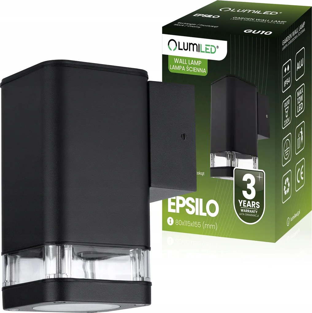 Kültéri fali lámpa Kerti homlokzati fali lámpa GU10 Led