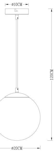 GLOBO 15855 - Csillár zsinóron VARUS 1xE27/40W/230V