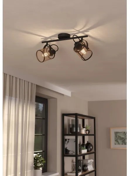 Eglo 43532 - DELLOW mennyezeti spotlámpa 2xE27/40W/230V