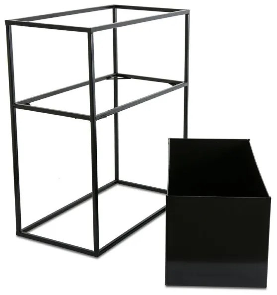 Virágállvány 50x44 cm fekete