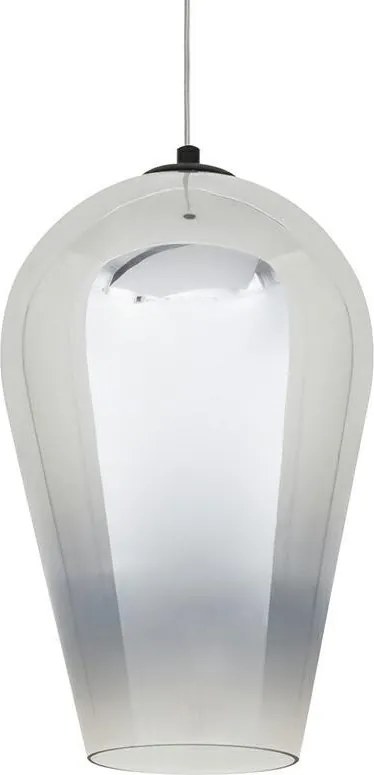 KING HOME JD9043S-20-CHROM VENZA Egyágú Függesztett Lámpa Üveg E27 IP20