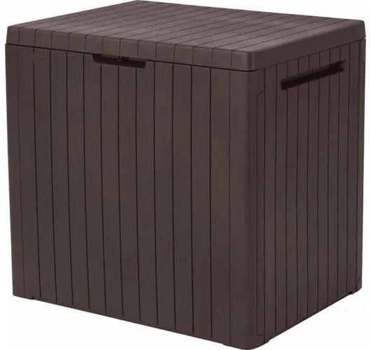 Keter City Storage Box 113L kerti doboz, barna (610370)