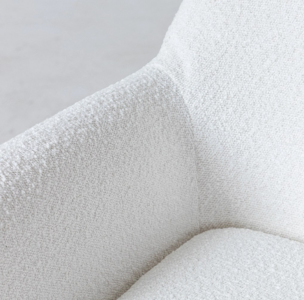 Fehér design kialakítású fotel MILAN