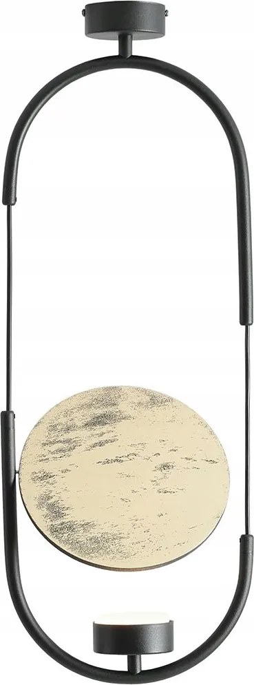 Mennyezeti lámpa, arany színű, asztal fölé akasztható nappaliba, étkezőbe és konyhába Mood I