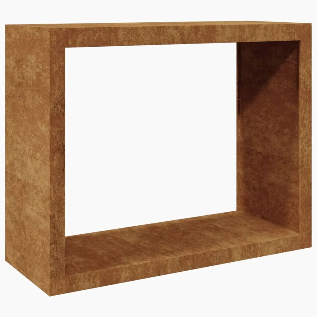tűzifa állvány 100x40x80 cm időjárásálló acélból