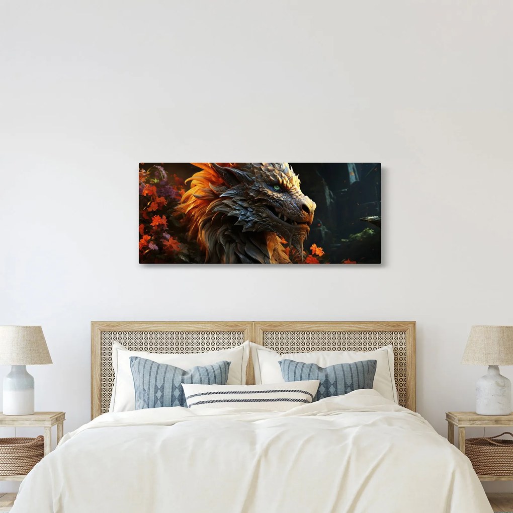 Kép - Sárkány (120x50 cm)