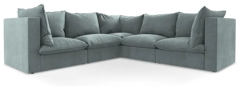 Kék sarokkanapé Manao – Makamii