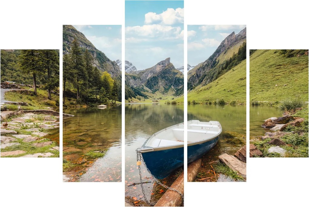 Kép - Seealpsee, svájci tó (150x105 cm)