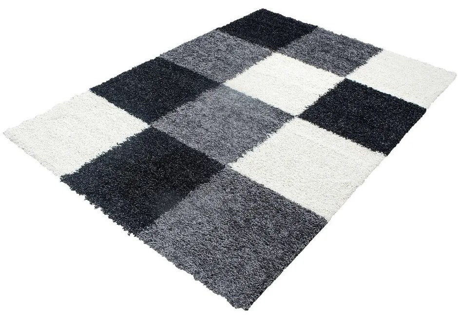 Fekete-fehér szőnyeg 80x150 cm Life – Ayyildiz Carpets