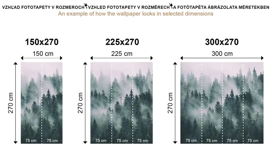 Tapéta Mandala téli motívummal fekete fehérben