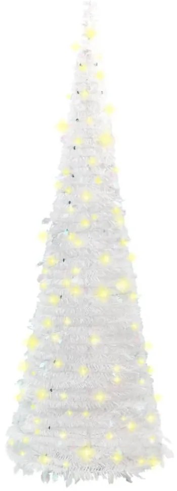 könnyen felállítható műkarácsonyfa 100 db LED fénnyel 150 cm