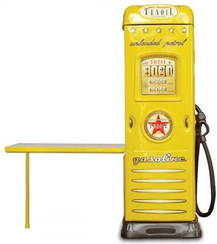 Szekrény íróasztallal Benzinkút Inlea4fun  - Sárga