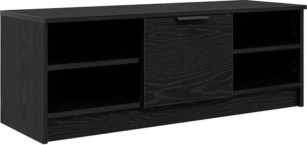 vidaXL TV szekrény Fekete tölgy 102 x 35 x 36,5 cm Faanyag