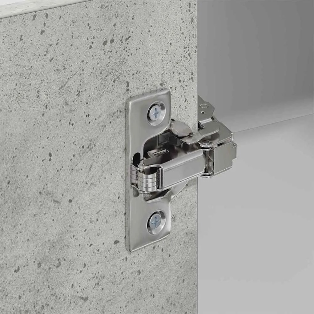 Függő szekrény Riga Beton szürke és fehér 57 x 57 x 80 cm