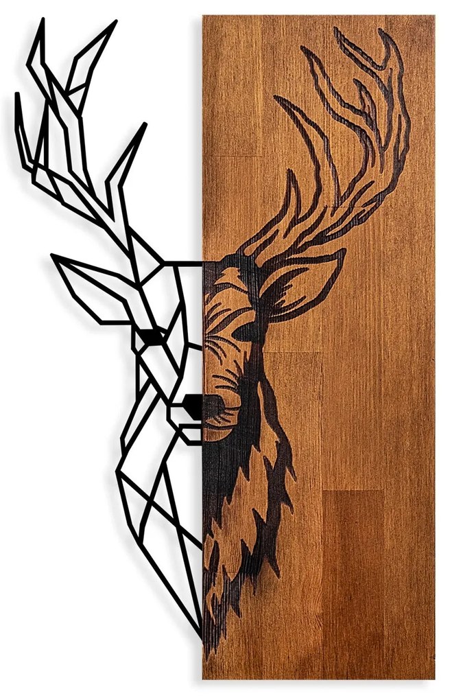 Fa fali dekoráció, Red Deer 1