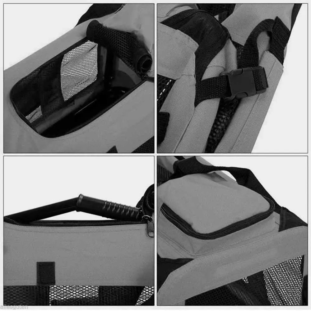 Összehajtható kisállathordozó táska, több típusban-S méret