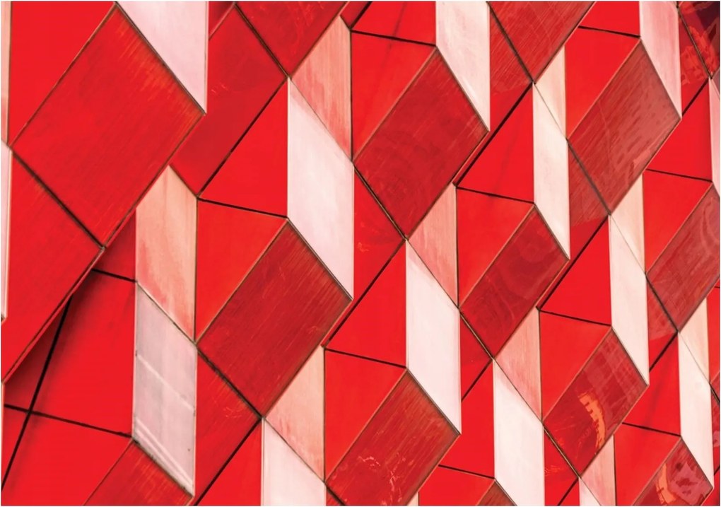 3D fotótapéta geometria tömb fal 152 x 104